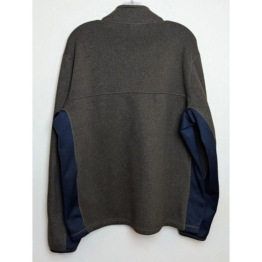 Nike ACG Therma-FIT Fleece Pullover Jacket 1/2 Zip Outdoor Brown Size‎ Large